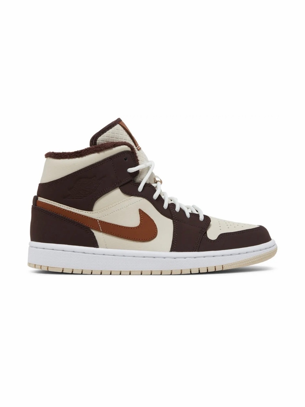Nike Women’s Air Jordan 1 Mid SE in Brown Basalt / Pecan Oatmeal